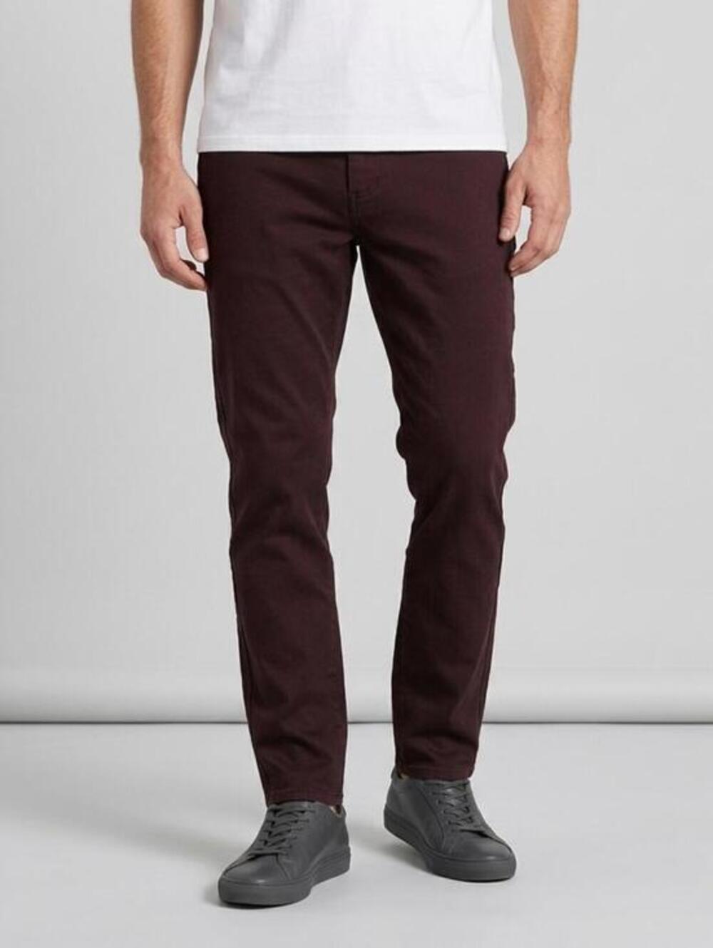 Vuori Everything Chino Pants Slim Fit Stretch Performance Maroon‎ 35